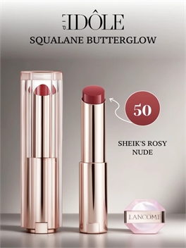 Lancome Lip Idole Butterglow бальзам для губ - 50 Sheiks Rosy Nude губная помада 5848