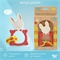 ROXY-KIDS Грызунок прорезыватель для зубов детский BUNNY TEETHER / Игрушка массажер для десен при прорезывании зубов, цвет коралловый 2188 - фото 22503