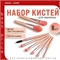 Кисти для макияжа. Набор кистей для макияжа, профессиональный розовый 8 штук, для пудры, румян, тонального крема, контуринга, консилера, бровей 5665 - фото 24568